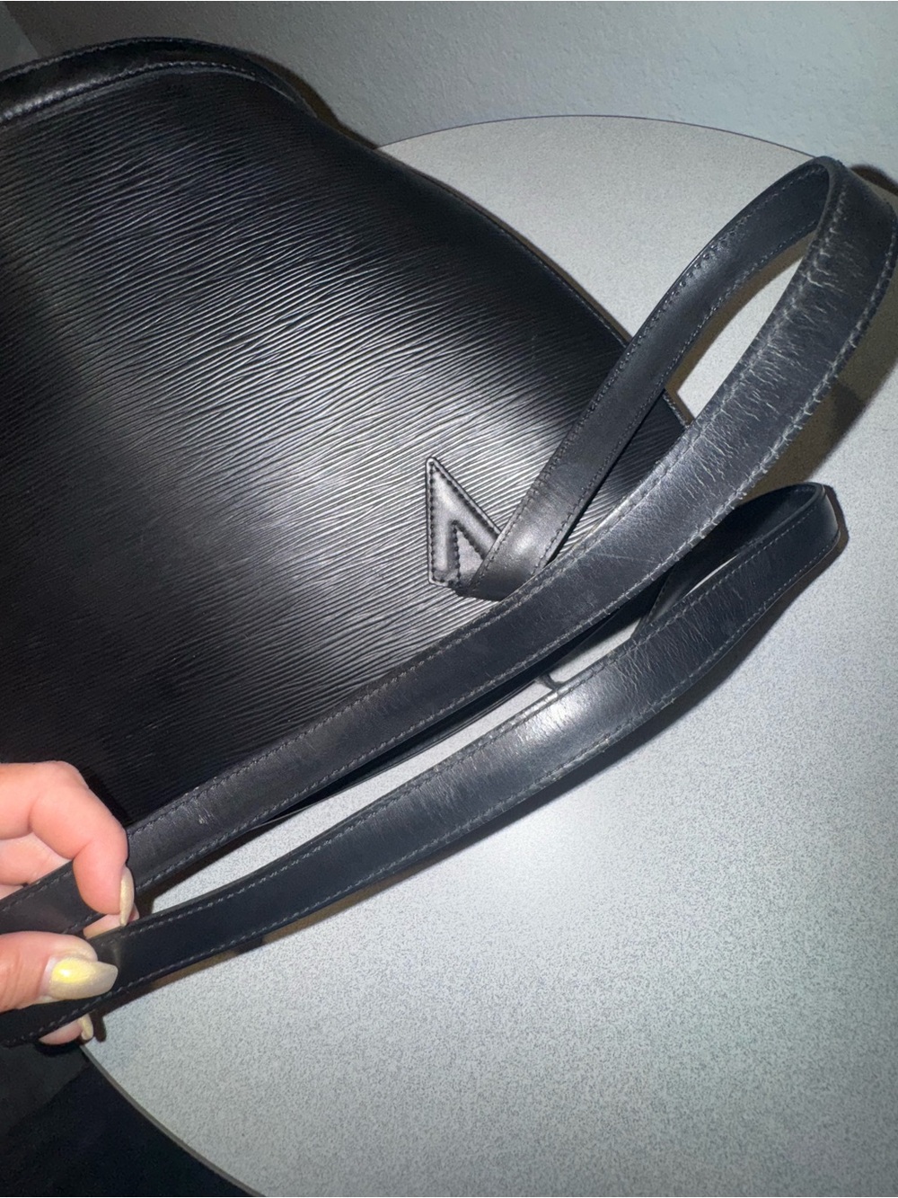 Louis Vuitton Saint Jacques Black Epi Leather Tote with COA - Picture 4 of 13